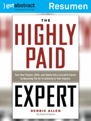 cover image of El experto altamente pagado (resumen)